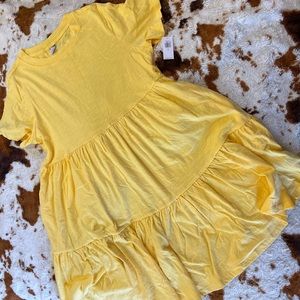 Yellow Summer Dress With Pockets